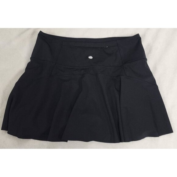 Athleta Ace Tennis Skort 13.5" Black Medium - Picture 5 of 7